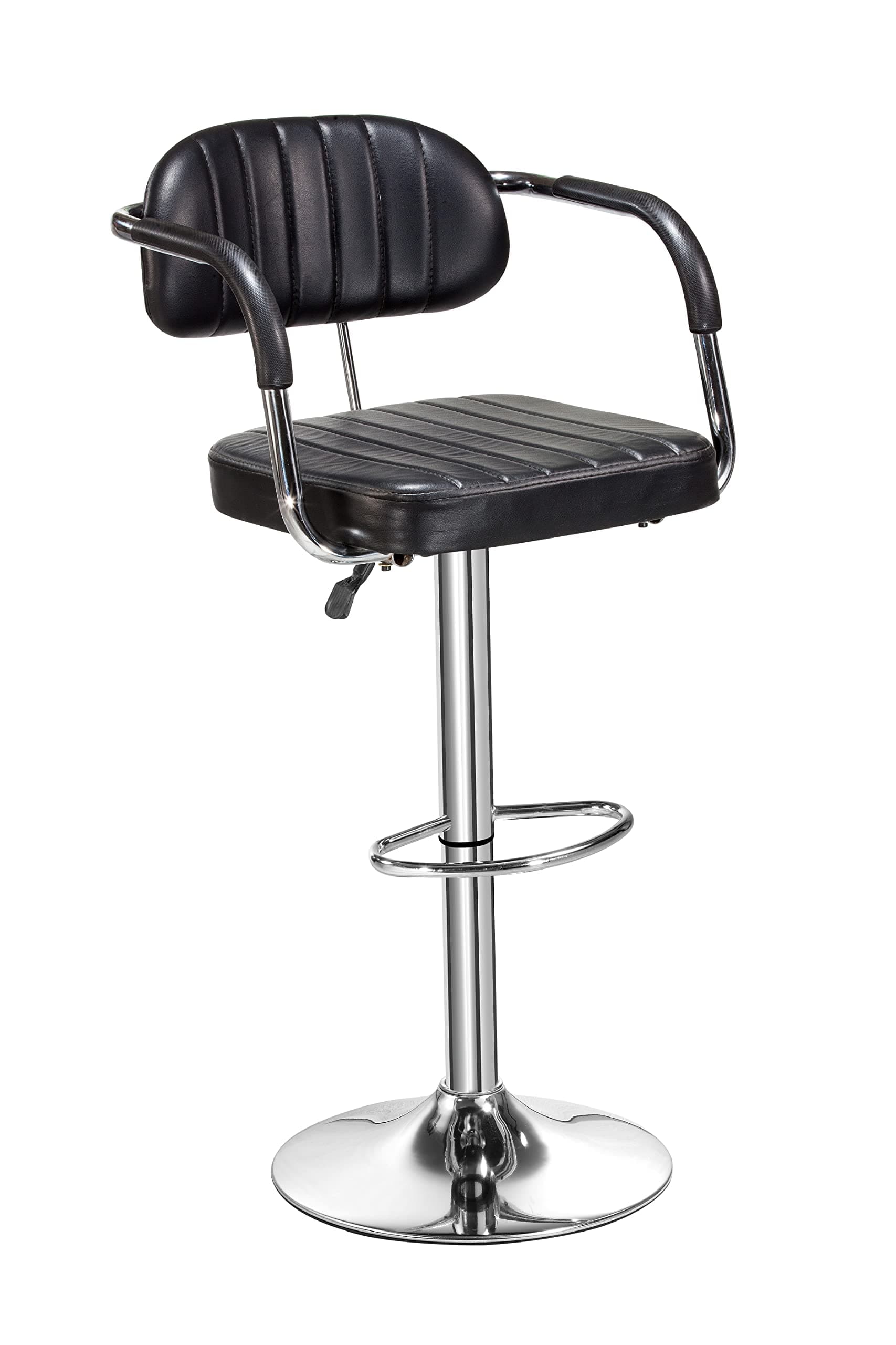 Da URBAN® Costa Height Adjustable & Revolving Bar Stool/Kitchen Chair (Black) (1 Pc)