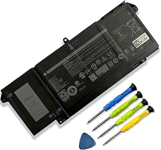 7FMXV 63Wh 4-Cell Laptop Battery Replacement for Latitude 7420 5320 7320 7520 Series TN2GY 0TN2GY 9JM71 4M1JN 1PP63 727CG HDGJ8 MHR4G CN-0727CG CN-0TN2GY 15.2V 3941mAh