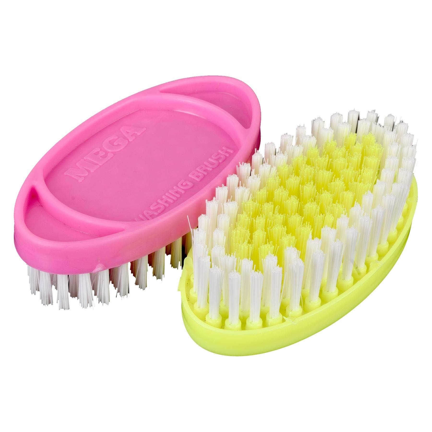 Mega Cloth Washing Brush Soft (Pack Of 2, Multicolour)