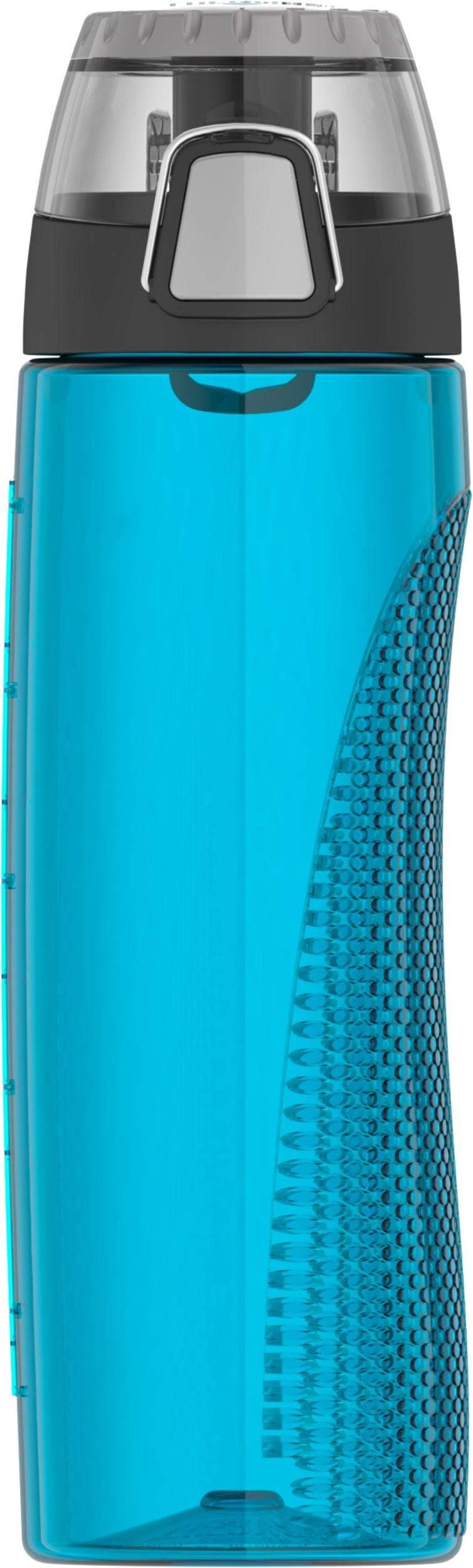 Intak 24-Ounce Tritan Hydration Bottle with Meter (Teal), One Size,