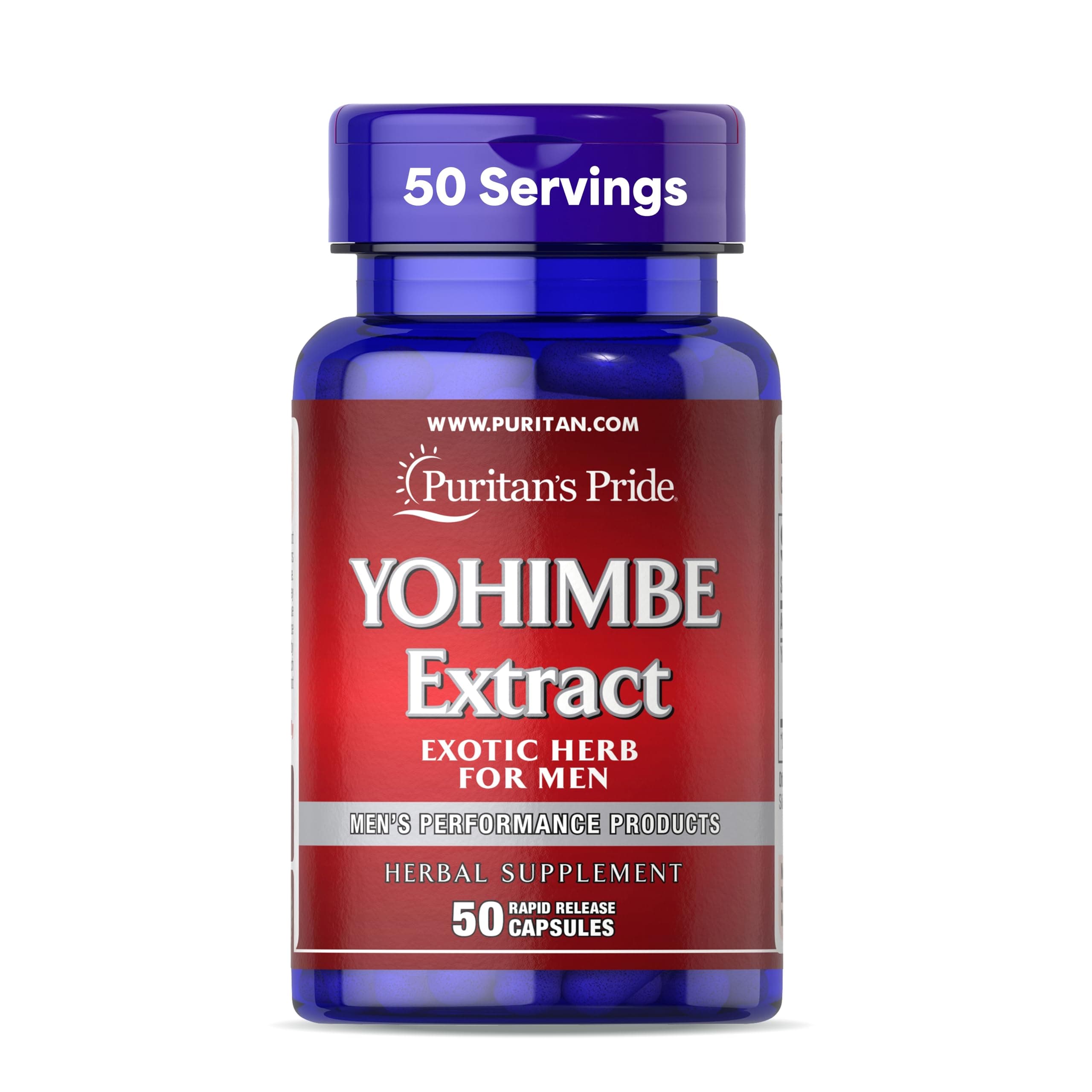 Yohimbe 2000 mg - 50 Capsules