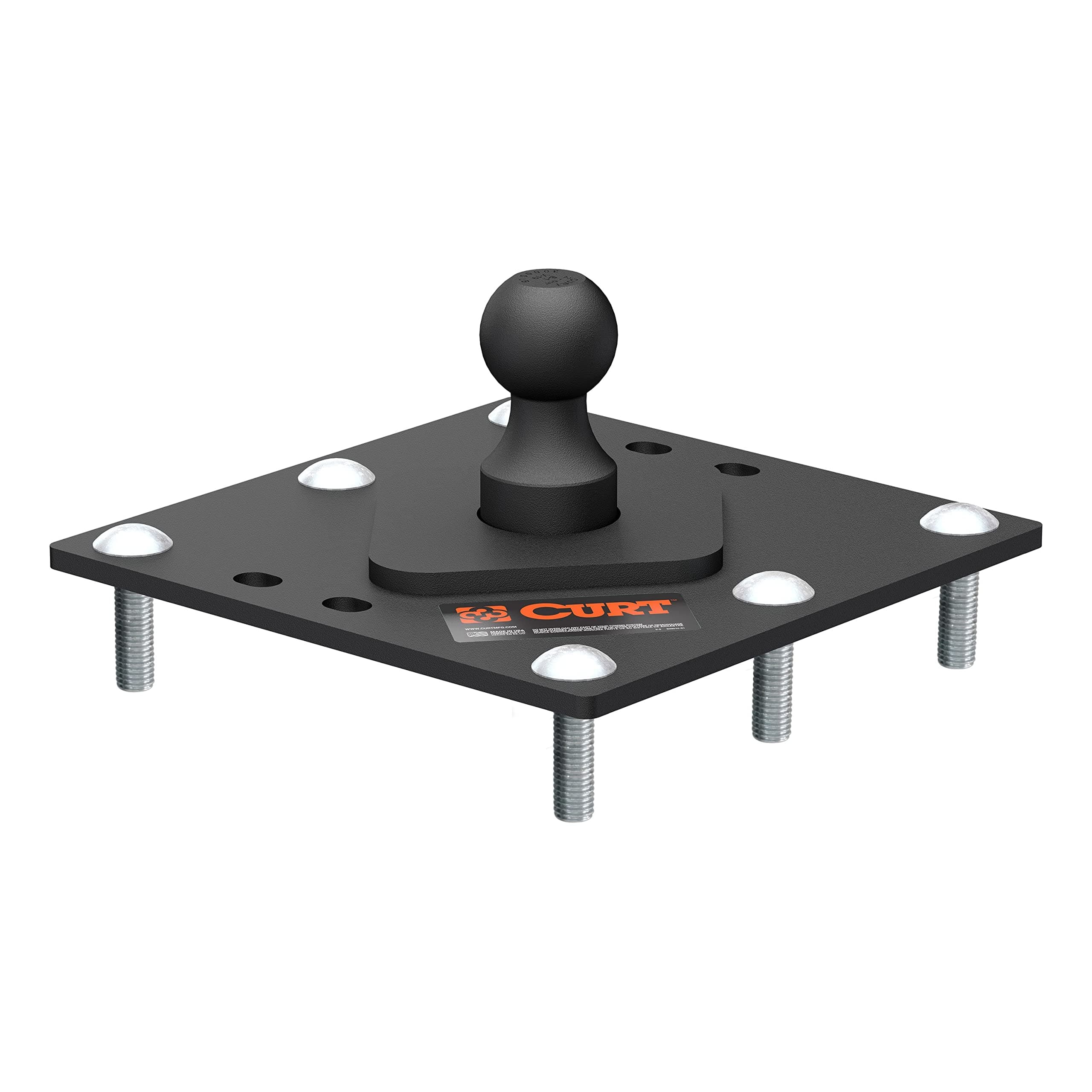 Curt Manufacturing 61100 Hitch Plate with Ball