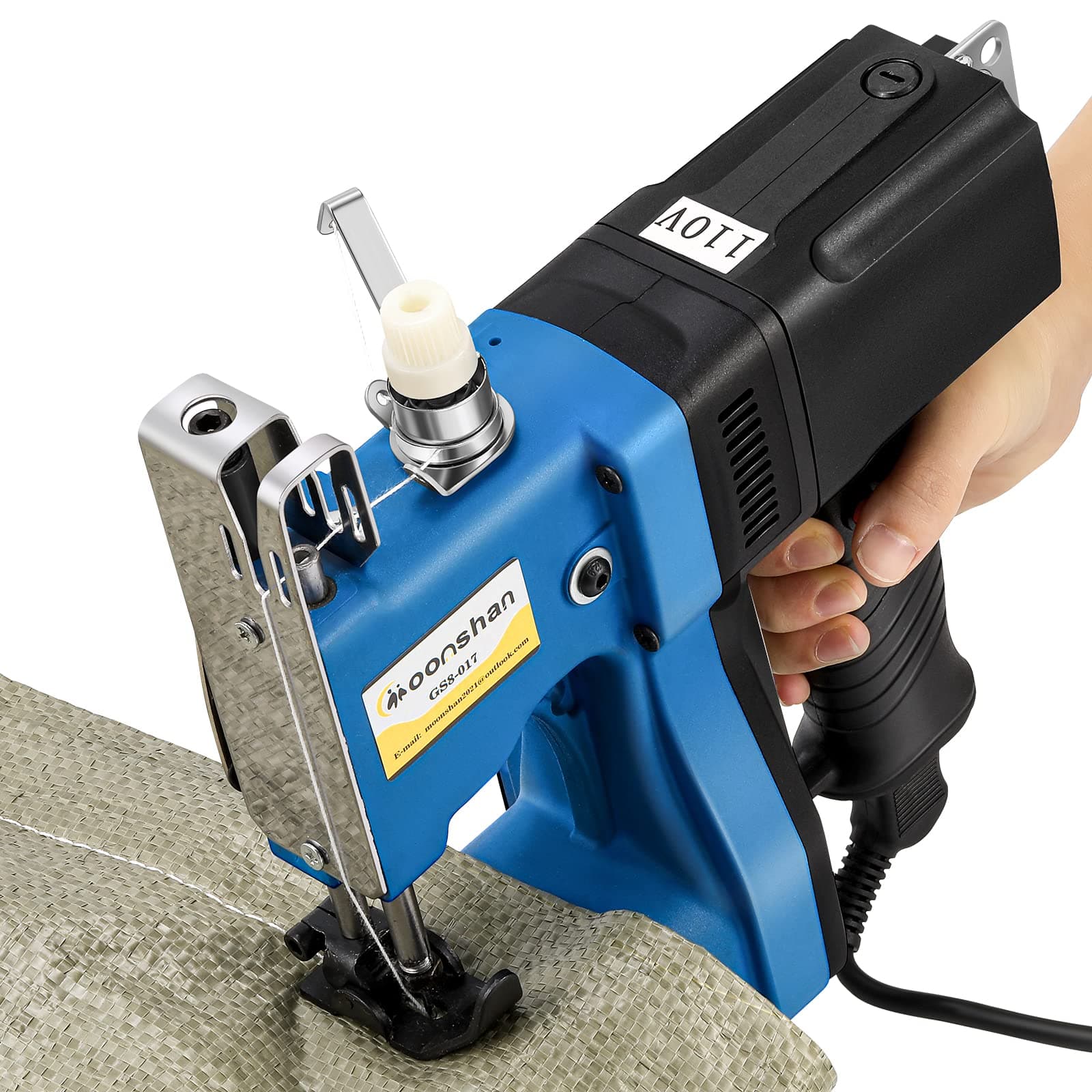 Bag Closer Machine Industrial Bag Closing Machine Bag Sewing Machine Automatic Woven Bag Sewer Packing Machine for Packing Bags Non-woven Fabrics Leather (GS7-017)