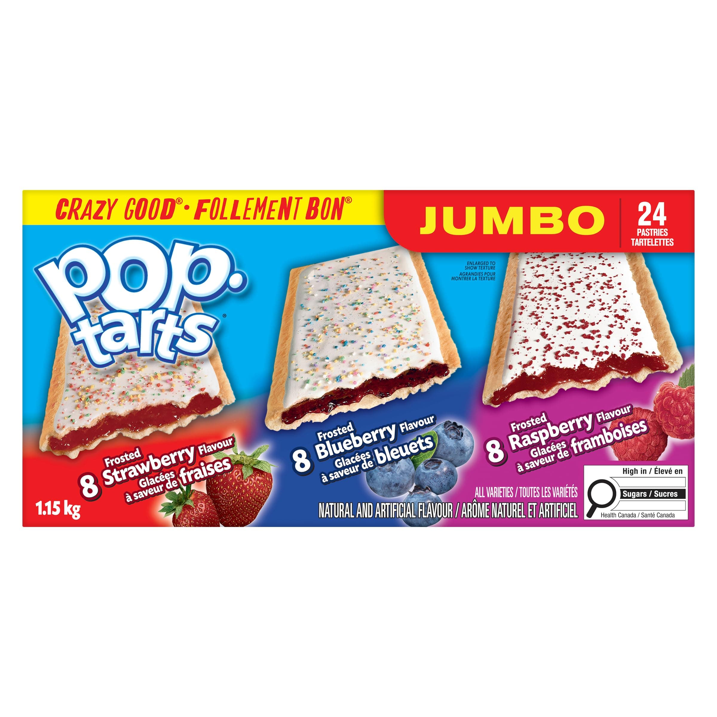 PopTarts Jumbo 24-Count, 1.15kg