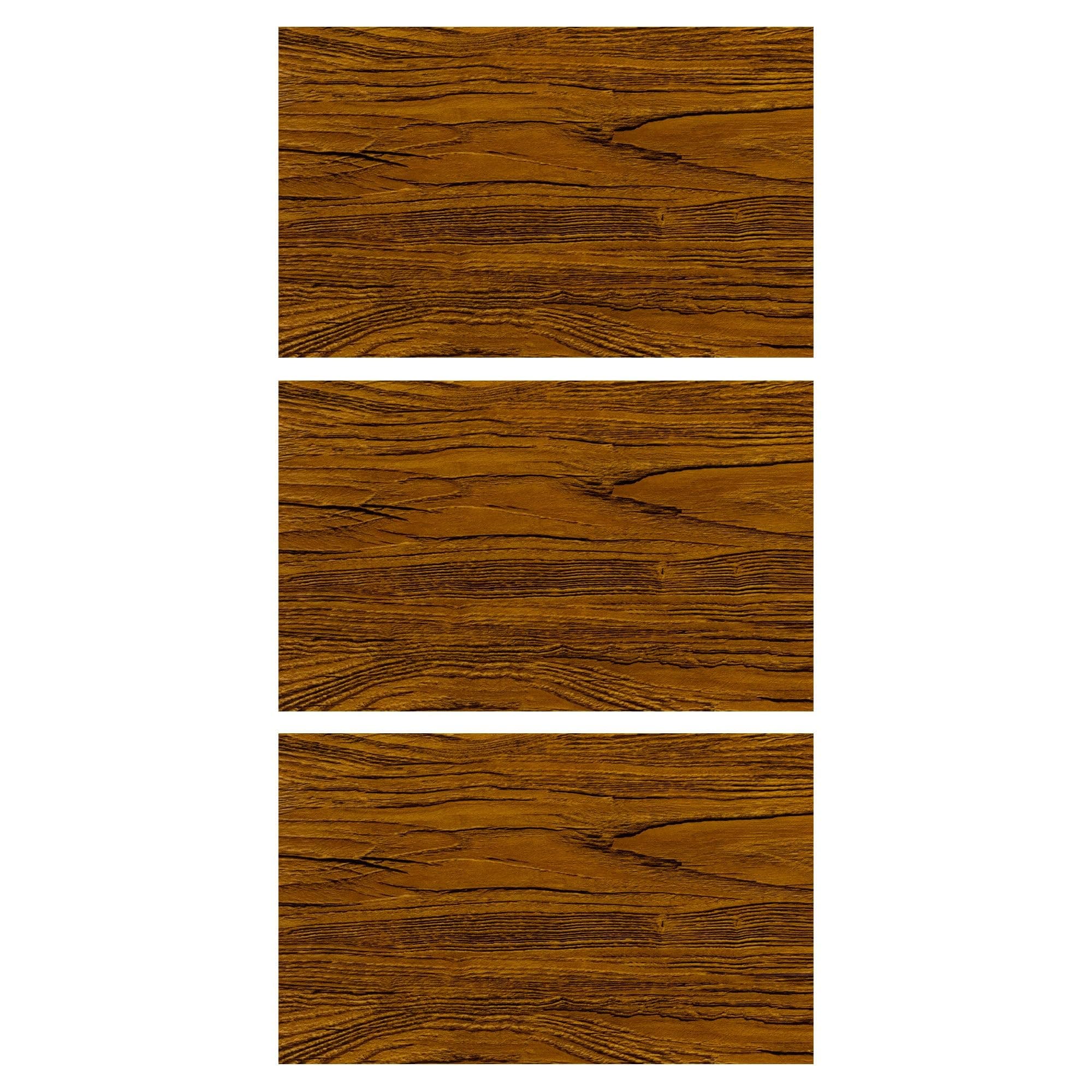 Red Elm Wood Grain | 3 Sheets of 3mm (1/8th Inch), 12x19 inch, Glowforge Performance Series CO2 Laser Ready, Special Pattern cast Acrylic, Craft Closet Brand