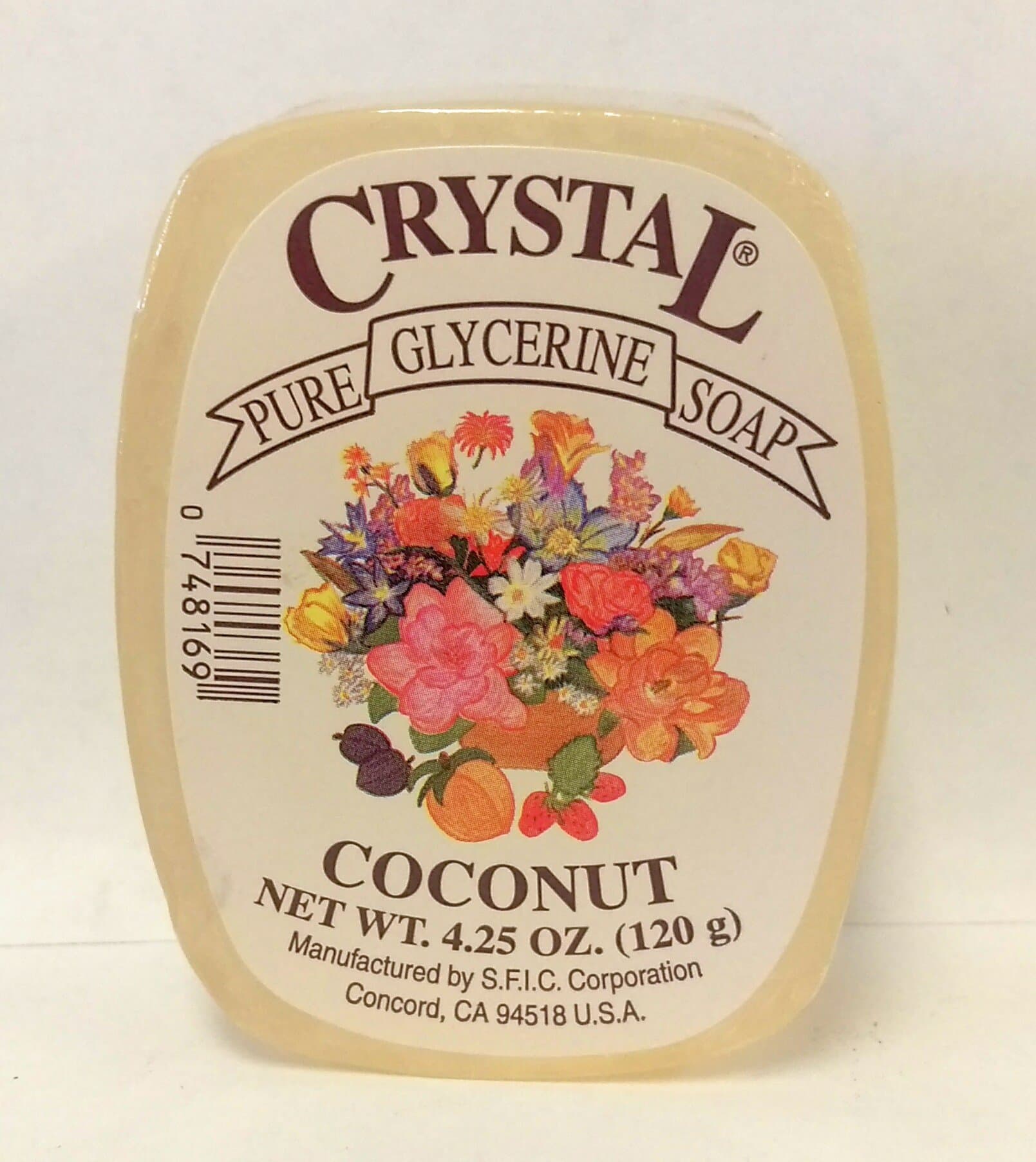 Crystal Glycerine Soap Bars Coconut (24 bars)