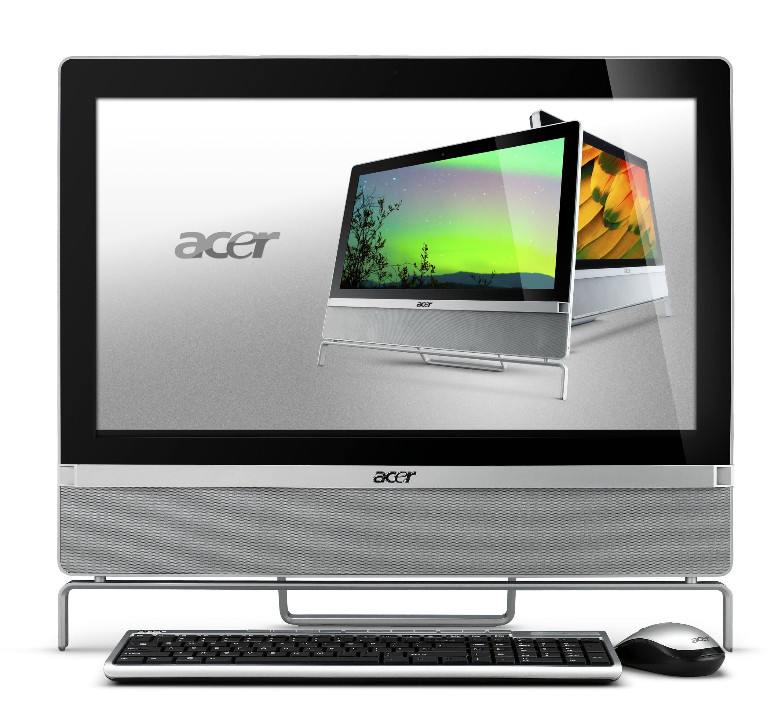 Acer Aspire Z5801 All-In-One Desktop PC (Intel Core i3-2100 Processor, 4 GB RAM, 1 TB HDD, Digital TV Tuner, Windows 7 Home Premium) with 24 inch Multi Touch Screen Monitor